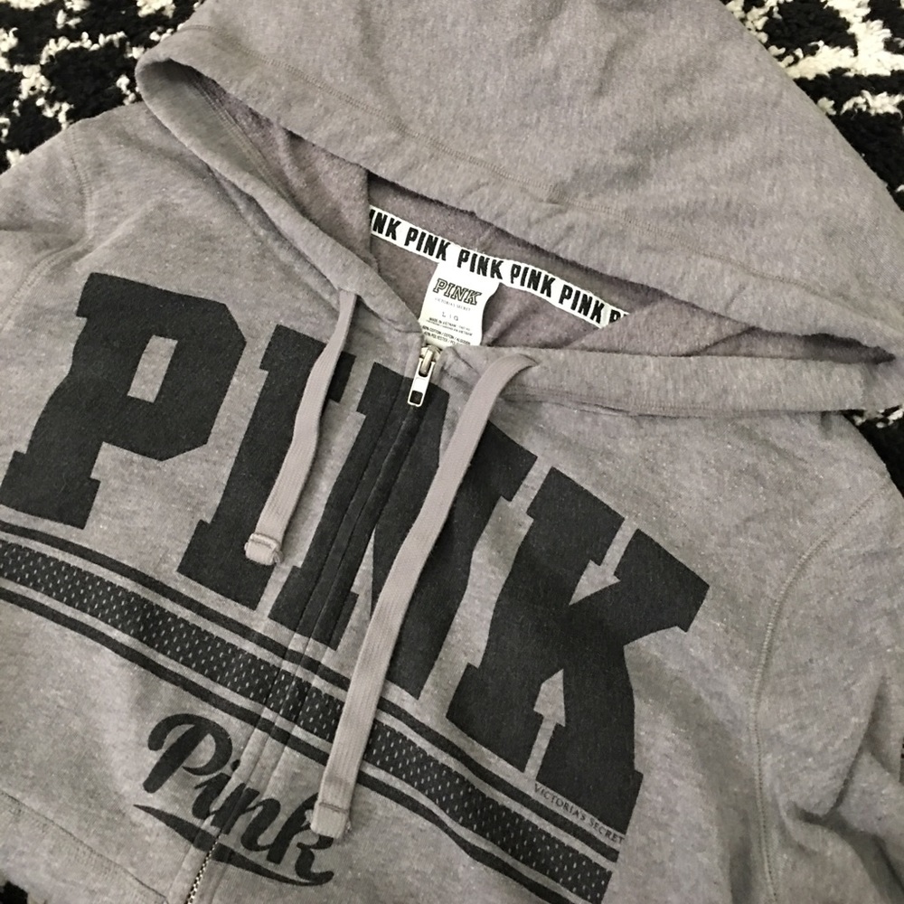 PINK Zip Up Hoodie